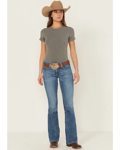 Ariat Women's Mid Rise Patricia Stretch Main Bootcut Jeans