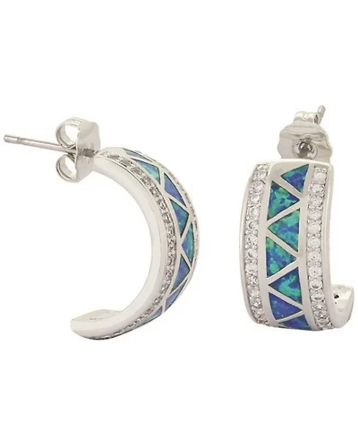 Montana Silversmiths Women's River Lights Walking Along The Water's Path Cuff Earrings