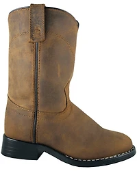 Smoky Mountain Boys' Roper Western Boots - Round Toe