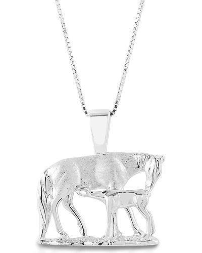 Kelly Herd Women's Nursing Mare & Foal Necklace