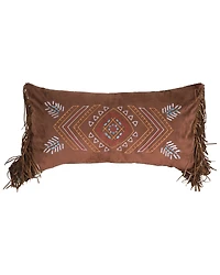 Carstens Home Wrangler Embroidered Southwestern Fringe Pillow