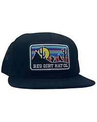 Red Dirt Hat Coyote Desert Scene Patch Mesh Back Ball Cap