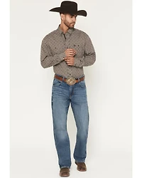Wrangler Retro Men's Harris Medium Wash Relaxed Bootcut Stretch Denim Jeans