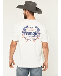 Wrangler Men's American Logo Short Sleeve Graphic T-Shirt