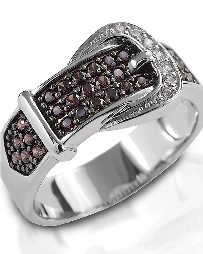 Kelly Herd Women's Cognac Buckle Ring