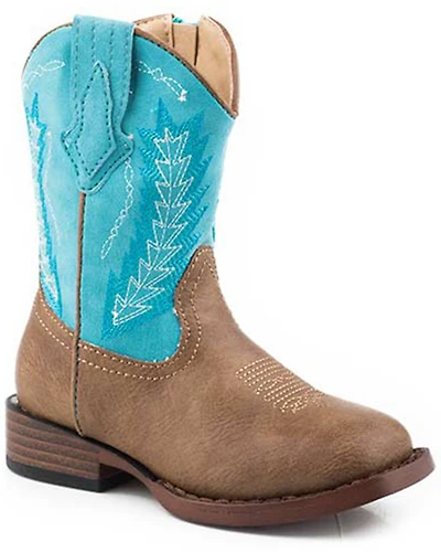 Roper Toddler Boys' Billy Western Boots - Broad Square Toe