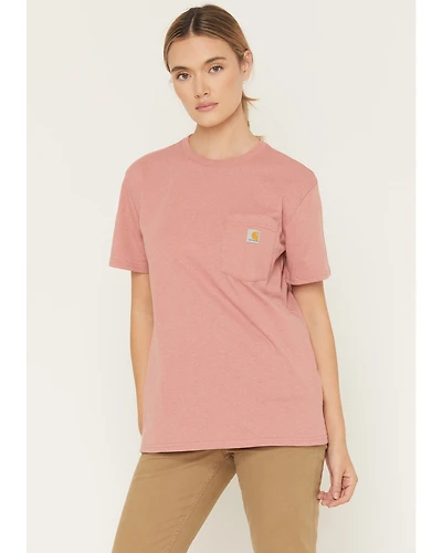 Carhartt Women's Loose Fit Heavyweight Short Sleeve Pocket T-Shirt