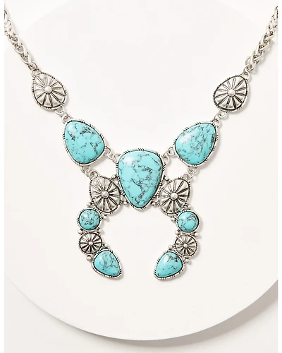 Idyllwind Women's Patomic Statement Squash Blossom Necklace