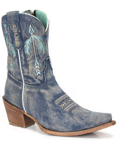 Roper Women's Arrowhead Western Boots - Snip Toe