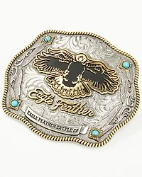 Montana Silversmiths X Ian Munsick Eagle Feather Belt Buckle