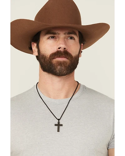 Cody James Men's Flag Cross Necklace