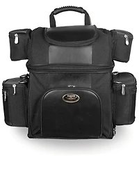Milwaukee Leather Textile Double Barrel Motorcycle Sissy Bar Bag