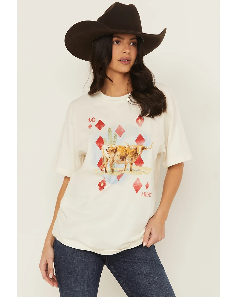 Ariat Women's Aces Short Sleeve Graphic Tee