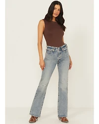 Levi's Premium Women's Boots Are Back Town Medium Wash Bootcut Stretch Denim Jeans