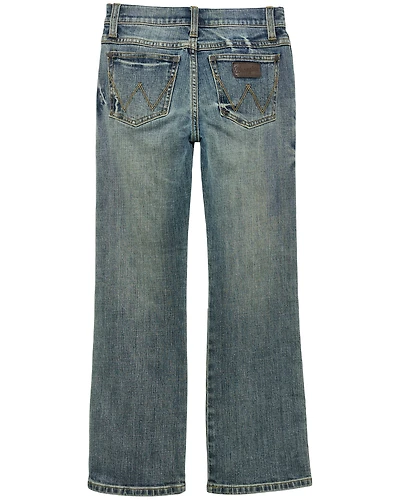 Wrangler Retro Toddler Boys' Medium Wash Slim Bootcut Stretch Denim Jeans