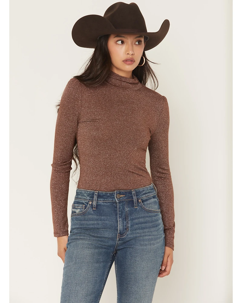 Rock & Roll Denim Women's Sparkle Long Sleeve Shirt