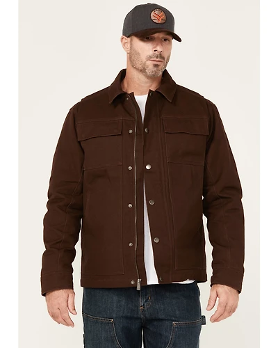 Lucky Brand Workwear Men's Chore Insulated Canvas Work Jacket