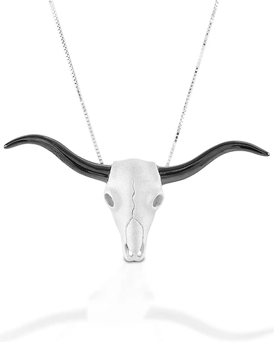 Kelly Herd Women's Longhorn Skull Necklace