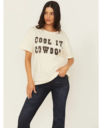 Shyanne Women's Cool It Cowboy Short Sleeve Graphic Tee