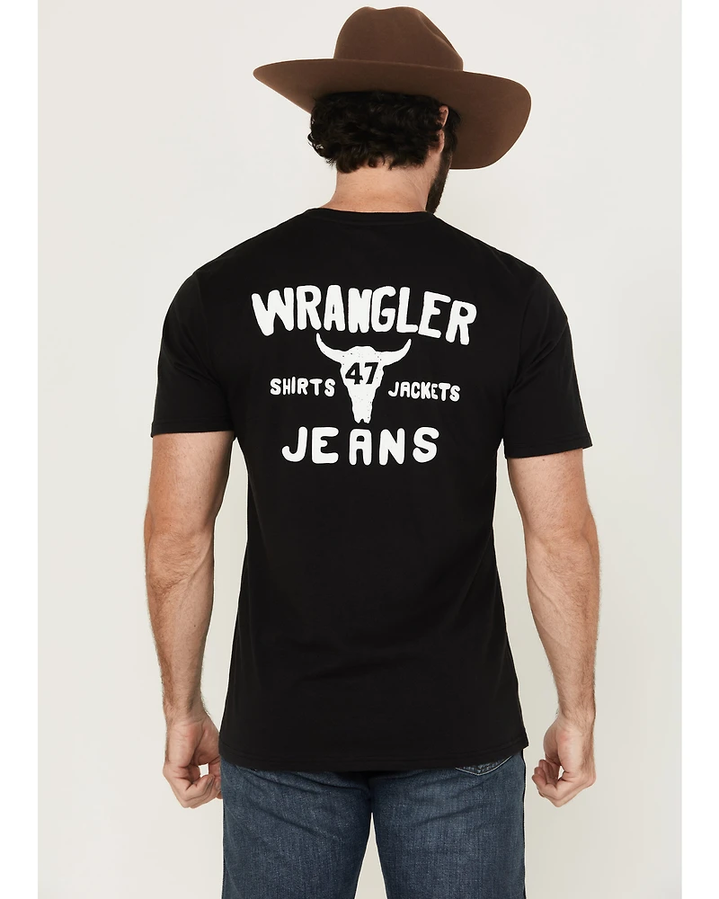 Wrangler Men's Boot Barn Exclusive Steer Head Logo Short Sleeve Graphic T-Shirt