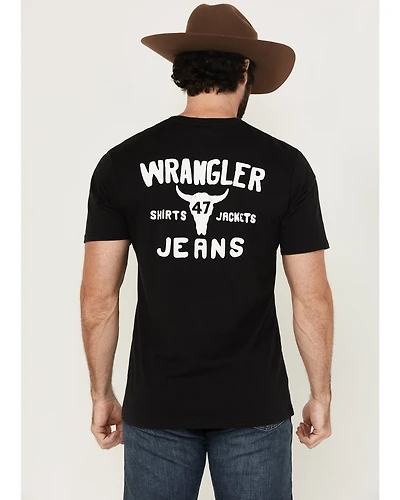 Wrangler Men's Boot Barn Exclusive Steer Head Logo Short Sleeve Graphic T-Shirt