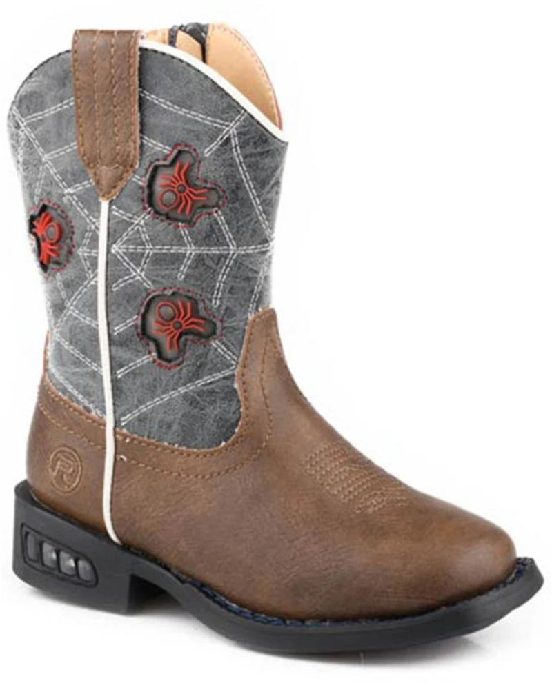 Roper Toddler Boys' Spidie Western Boots - Square Toe