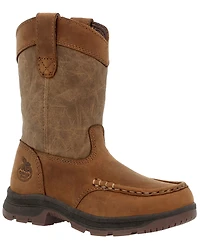 Georgia Boot Boys' Athens Superlyte Work Boots - Moc Toe