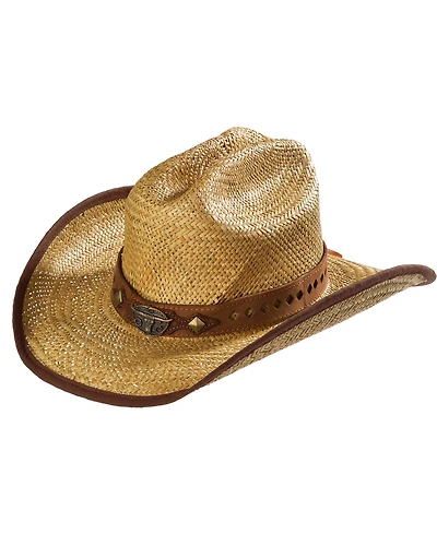 Bullhide Kids' Brave Metal Bull Straw Western Hat