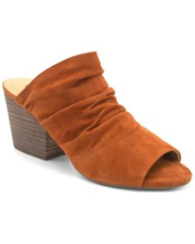 Golo Shoes Women's Landon Brown Open Toe Mule