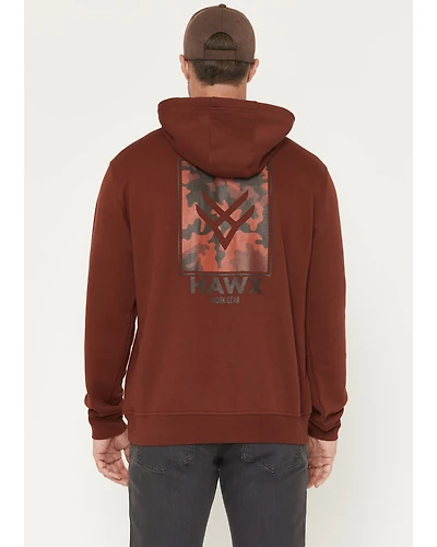 Hawx Men's Camo Logo Hooded Sweatshirt