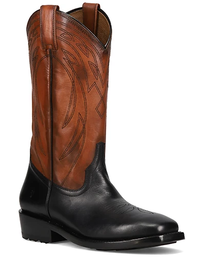 Frye Men's Nash Deco Stitch Western Boots - Broad Square Toe