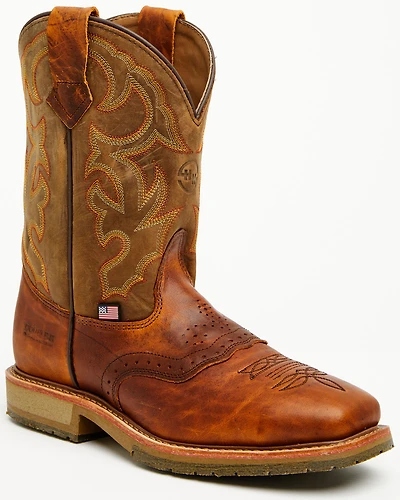 Double H Men's Domestic Pull-On Work Boots - Steel Toe