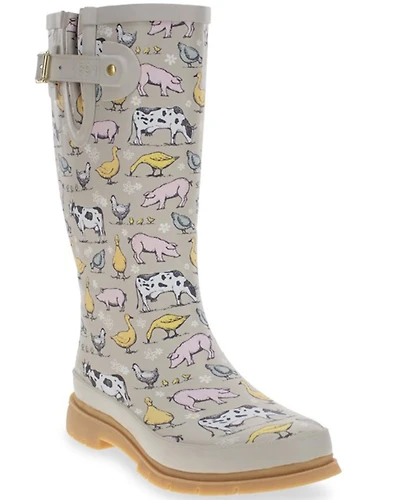 Western Chief Women's Farmhouse Tall Rain Boots - Round Toe