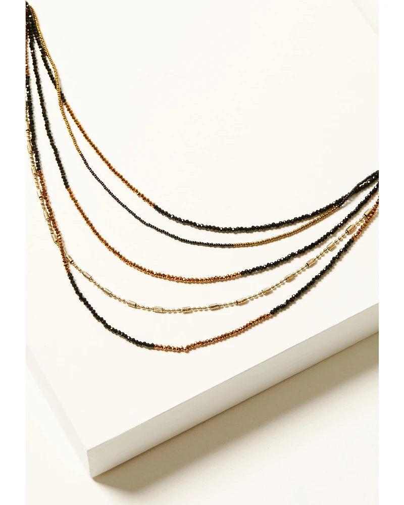Shyanne Women's Moonrise Canyon Beaded Layered Necklace