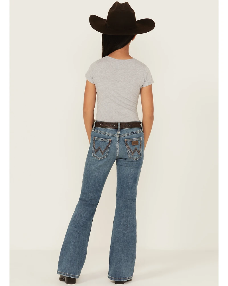 Wrangler Girls' Flare Stretch Denim Jeans