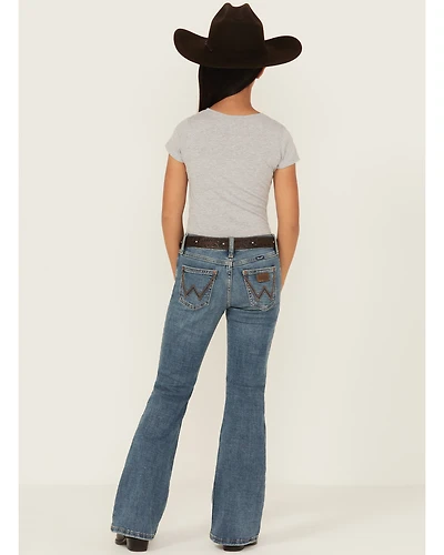 Wrangler Girls' Flare Stretch Denim Jeans
