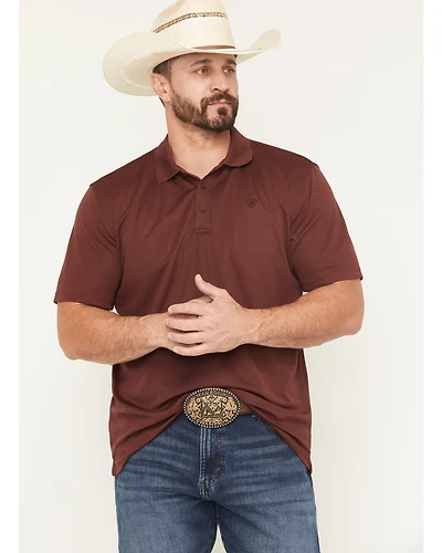 Ariat Men's TEK Solid Short Sleeve Performance Polo