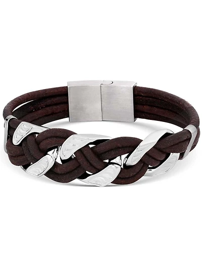 Montana Silversmiths Men's Rustic Braided Bracelet