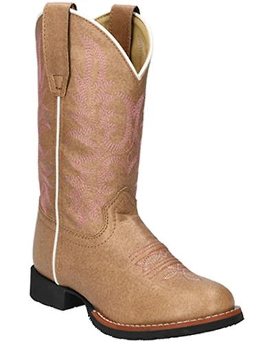 Smoky Mountain Girls' Mustang Western Boots - Round Toe