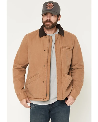 Hawx Men's Sherpa Lined Duck Canvas Jacket