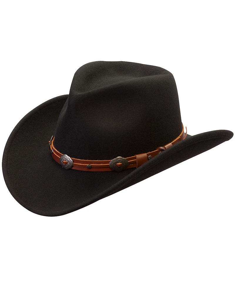 Silverado Men's Henley Crushable Felt Western Fashion Hat