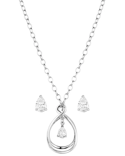 Montana Silversmiths Women's Crystal Embrace Jewelry Set - 2 Piece