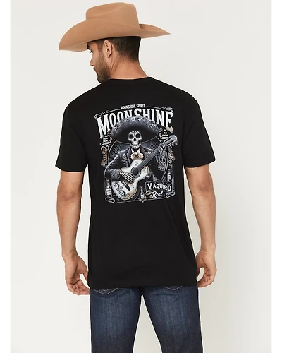 Moonshine Spirit Men's Country Soul Mariachi Short Sleeve Graphic T-Shirt