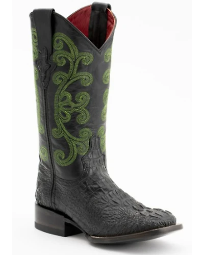 Ferrini Women's Caiman Croc Print Western Boots - Square Toe