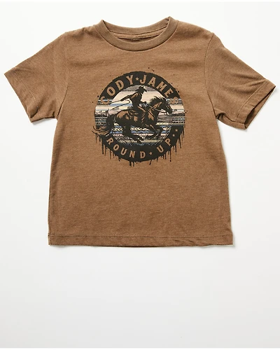 Cody James Toddler Boys' Rodeo Round Up Short Sleeve Graphic T-Shirt