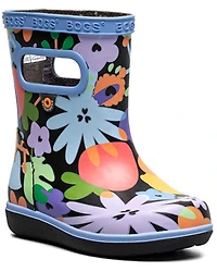 Bogs Toddler Girls' Skipper II Overlap Flowers Rain Boots