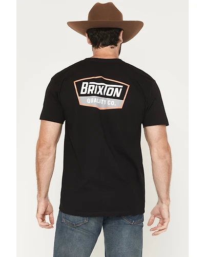 Brixton Men's Oath V Short Sleeve Graphic T-Shirt