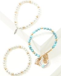 Lainey Wilson Women's Little Bitta Luck Charm Bracelet Set - 3 Piece
