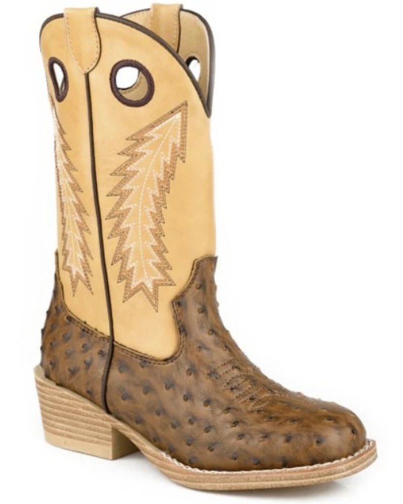 Roper Boys' Walker Bumps Western Boots - Square Toe