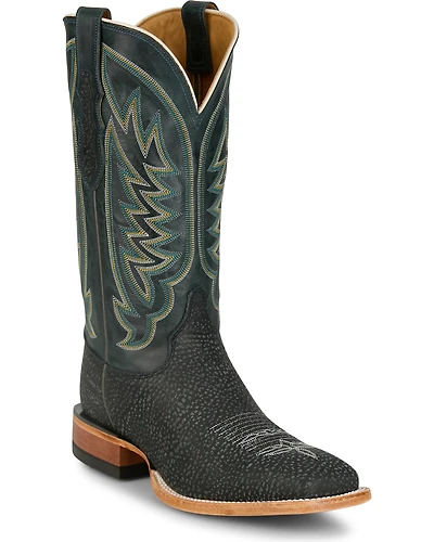 Justin Men's Cowman Western Boots - Square Toe
